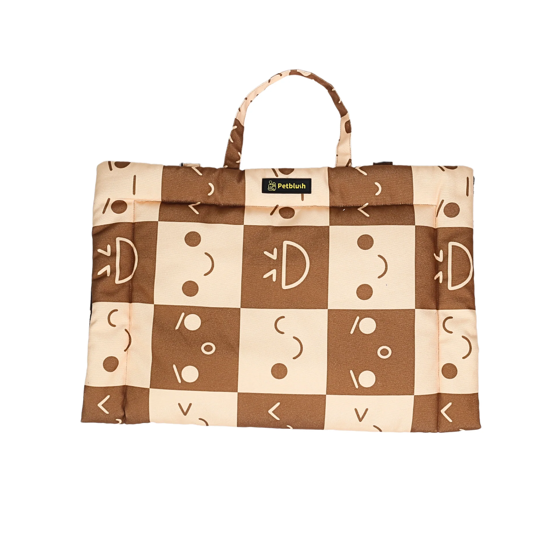 Petblush Emoji Foldable Travel Mat For Dogs and Cats